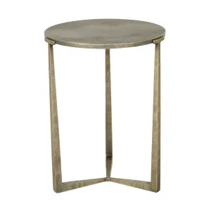 Amelie Aura Side Table - Antique Brass by null, a Side Table for sale on Style Sourcebook