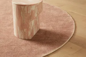 Tepih Neptune Round Rugs - Dusty Rose by null, a Contemporary Rugs for sale on Style Sourcebook