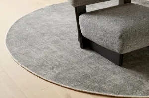 Tepih Neptune Round Rugs - Dove Grey by null, a Contemporary Rugs for sale on Style Sourcebook