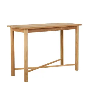 Cannes Rectangular Bar Table - Natural Teak by null, a Dining Tables for sale on Style Sourcebook