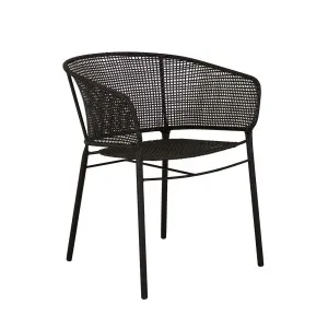 Cabana Woven Dining Armchair - Licorice - Licorice by null, a Outdoor Chairs for sale on Style Sourcebook