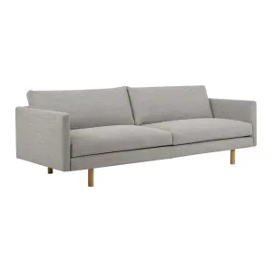 Sketch Base 3 Seater Sofa - Haze Grey - Light Oak by null, a Sofas for sale on Style Sourcebook