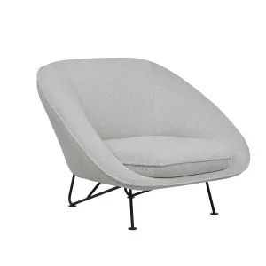 Tolv Portobello Metal Sofa Chair - Frost - Black by null, a Chairs for sale on Style Sourcebook