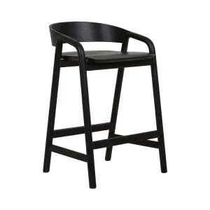 Tolv Inlay Barstool - Black Onyx by null, a Bar Stools for sale on Style Sourcebook
