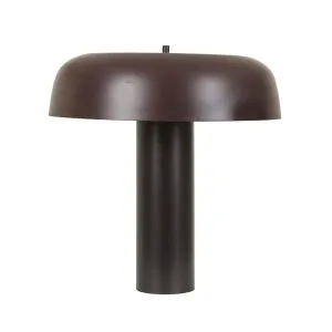 Easton Canopy Table Lamp - Burgundy by null, a Table & Bedside Lamps for sale on Style Sourcebook