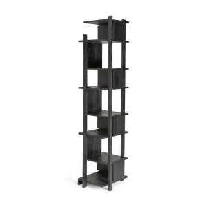 Ethnicraft Teak Abstract Bookshelf - Black by null, a Bookshelves for sale on Style Sourcebook