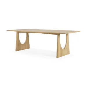 Ethnicraft Geometric Dining Table - Oak by null, a Dining Tables for sale on Style Sourcebook