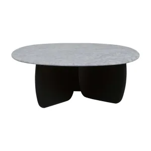 Sketch Eden Coffee Table - White Marble - Black Onyx by null, a Coffee Table for sale on Style Sourcebook
