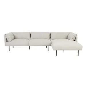 Felix Fold Right Chaise Sofa Set - Windy Grey by null, a Sofas for sale on Style Sourcebook
