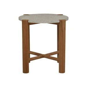 Isla Side Table - Warm Sand - Natural Teak by null, a Tables for sale on Style Sourcebook