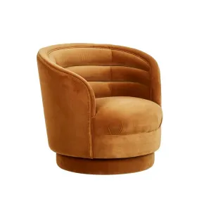 Kennedy Luca Occasional Chair - Toffee Velvet by null, a Chairs for sale on Style Sourcebook