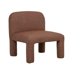 Hugo Arc Occasional Chair - Rust Speckle by null, a Chairs for sale on Style Sourcebook