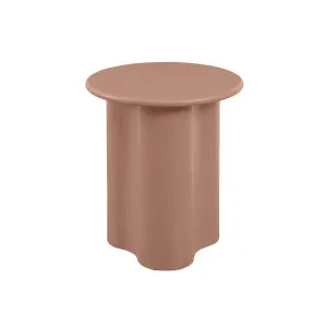 Artie Wave Side Table - Washed Terracotta by null, a Side Table for sale on Style Sourcebook