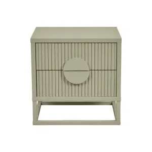 Benjamin Ripple Bedside - Putty by null, a Bedside Tables for sale on Style Sourcebook