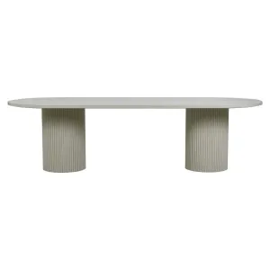 Benjamin Ripple Oval Dining Tables - Putty by null, a Dining Tables for sale on Style Sourcebook