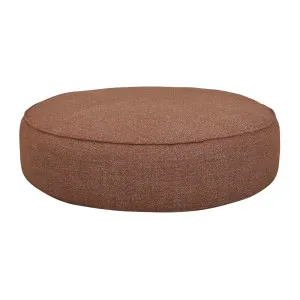 Vittoria Retreat Round Ottoman - Rust Speckle by null, a Ottomans for sale on Style Sourcebook