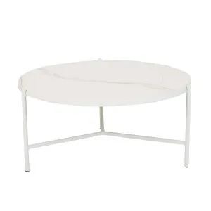 Aruba Resort Ceramic Coffee Tables - White Ceramic - White by null, a Tables for sale on Style Sourcebook