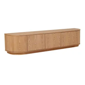 Oberon Crescent Entertainment Units - Natural Ash by null, a Entertainment Units & TV Stands for sale on Style Sourcebook