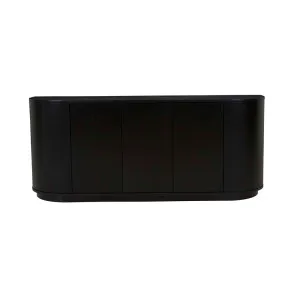 Oberon Crescent Buffet - Matt Dark Oak by null, a Sideboards, Buffets & Trolleys for sale on Style Sourcebook