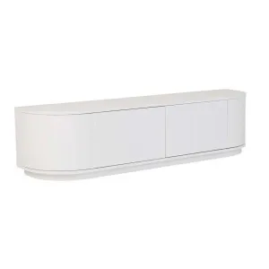 Oberon Crescent Entertainment Units - White Grain Ash by null, a Entertainment Units & TV Stands for sale on Style Sourcebook