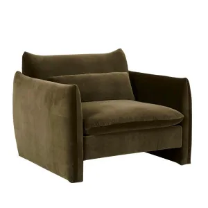 Sidney Peak Sofa Chair - Caper Velvet by null, a Chairs for sale on Style Sourcebook