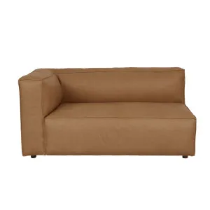 Sketch Baker Left Chaise - Camel Leather by null, a Sofas for sale on Style Sourcebook