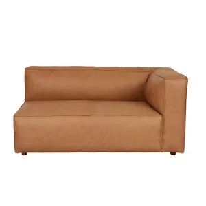 Sketch Baker Left Chaise - Camel Leather by null, a Sofas for sale on Style Sourcebook