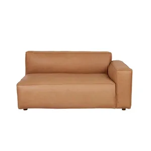 Sketch Baker Left Chaise - Camel Leather by null, a Sofas for sale on Style Sourcebook