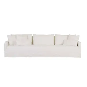 Sidney Slip 4 Seater Sofa - Milk by null, a Sofas for sale on Style Sourcebook