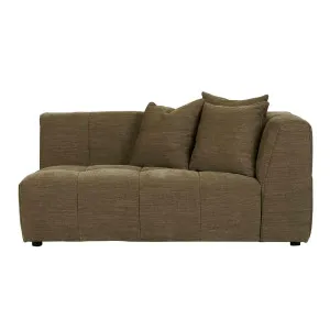 Sidney Slouch 2 Seater Right Arm Sofa - Copeland Olive by null, a Sofas for sale on Style Sourcebook