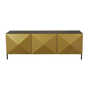 Amelie Facet Entertainment Unit - Antique Brass by null, a Entertainment Units & TV Stands for sale on Style Sourcebook