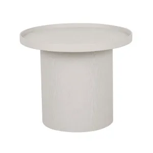 Classique Pedestal Side Table - Oyster Ash by null, a Side Table for sale on Style Sourcebook
