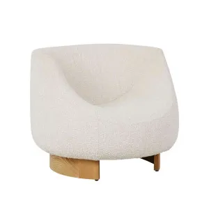 Hana Occasional Chair - Oat Boucle - Natural Ash Veneer by null, a Chairs for sale on Style Sourcebook