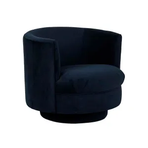 Kennedy Wrap Occasional Chair - Navy by null, a Chairs for sale on Style Sourcebook