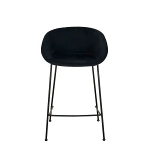 Duke Barstool - Navy - Black by null, a Bar Stools for sale on Style Sourcebook