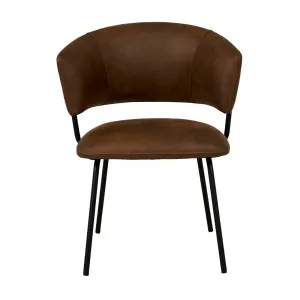 Mimi Dining Chair - Tan - Black by null, a Chairs for sale on Style Sourcebook