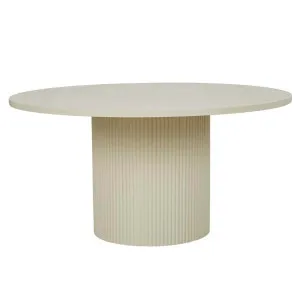 Benjamin Ripple Round Dining Tables - Putty by null, a Dining Tables for sale on Style Sourcebook