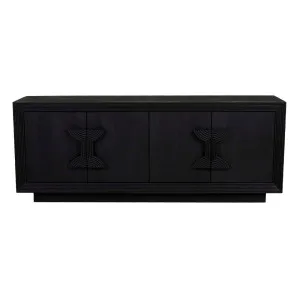 Zephyr Deco Buffet - Sandblasted Black by null, a Sideboards, Buffets & Trolleys for sale on Style Sourcebook