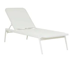 Portsea Classic Sunbed - White - White by null, a Outdoor Sunbeds & Daybeds for sale on Style Sourcebook
