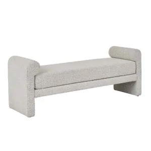 Bennet Bench Seat - Grey Speckle Boucle by null, a Benches for sale on Style Sourcebook