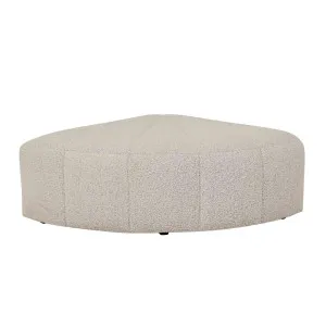 Juno Channel Round Corner Sofa - Grey Speckle Boucle by null, a Sofas for sale on Style Sourcebook