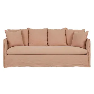 Vittoria Slip Cover 3 Seater Sofa - Soft Clay by null, a Sofas for sale on Style Sourcebook