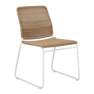 Marina Coast Dining Chair - NATURAL - White by null, a Outdoor Chairs for sale on Style Sourcebook