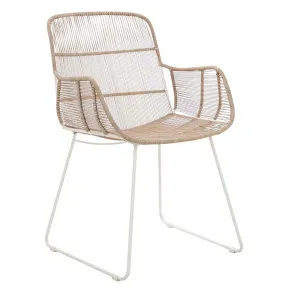 Marina Laze Dining Armchair - Linen - Sand by null, a Outdoor Chairs for sale on Style Sourcebook