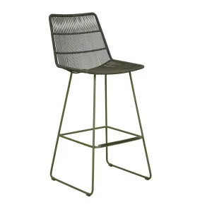 Granada Sleigh Barstool - Moss by null, a Outdoor Chairs for sale on Style Sourcebook