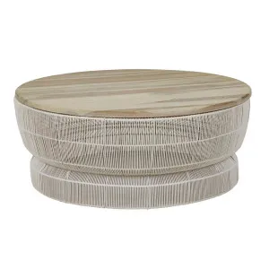 Corsica Float Coffee Table - Chalk - Aged Teak by null, a Tables for sale on Style Sourcebook