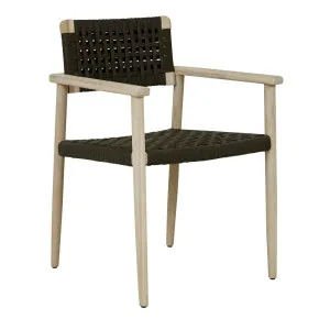 Tide Drift Dining Armchair - SEAWEED - Aged Teak by null, a Outdoor Chairs for sale on Style Sourcebook