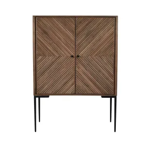 Finsbury Geo Storage Unit - Grey Sand - Pewter by null, a Sideboards, Buffets & Trolleys for sale on Style Sourcebook