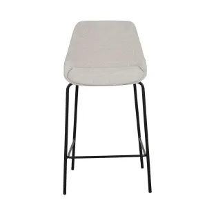 Muse Barstool - Grey Steel - Black Metal by null, a Bar Stools for sale on Style Sourcebook