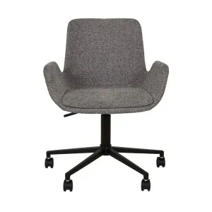 Annabel Office Chair - Otter - Black by null, a Chairs for sale on Style Sourcebook